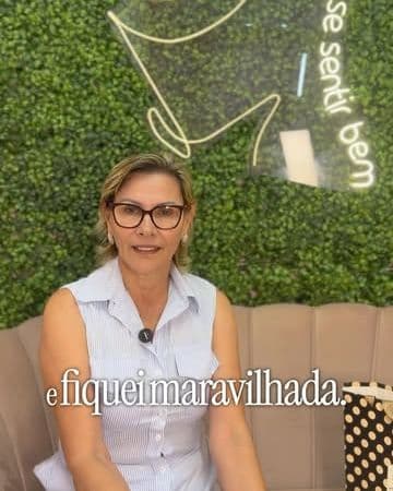 Post: paciente conta que ficou maravilhada